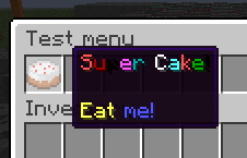 MiniMessage in item